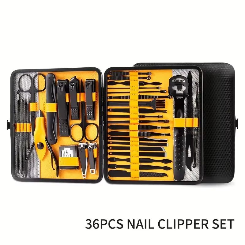 36Piece Professional Manicure And Pedicure Set With Travel Case  Complete Nail Care Kit 6