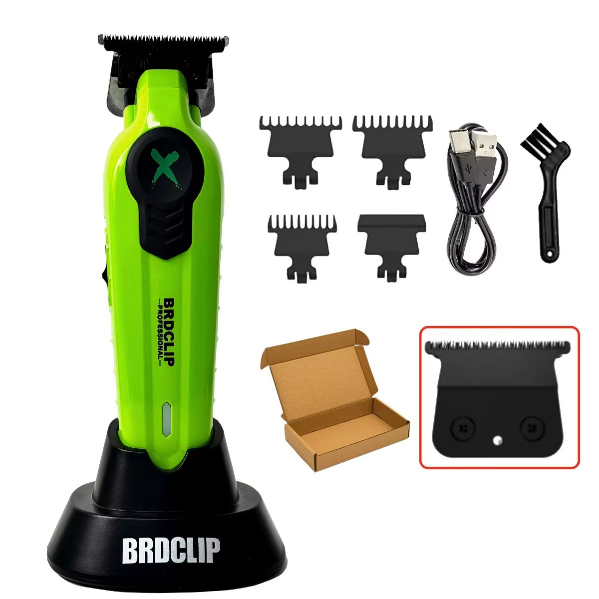 BRDCLIP X Series Professional Hair Trimmer  7700RPM Electric Clipper With DLC Blade For Precision C 13