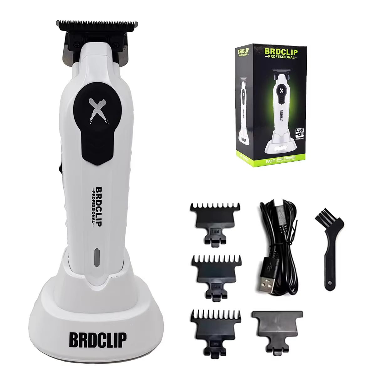 BRDCLIP X Series Professional Hair Trimmer  7700RPM Electric Clipper With DLC Blade For Precision C 7