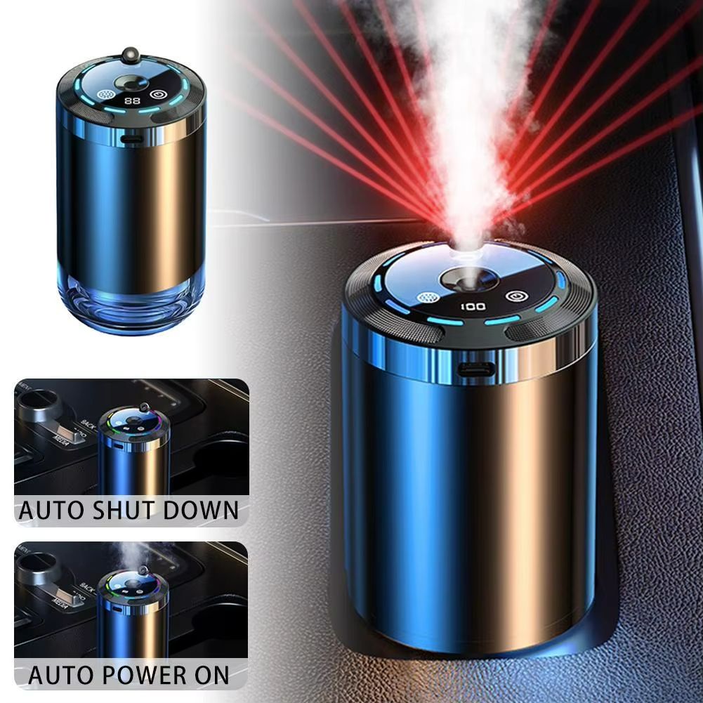 Smart Car Air Freshener – Rechargeable Aroma Diffuser with Adjustable Intensity Levels