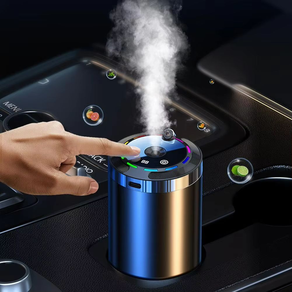 Smart Car Air Freshener  Rechargeable Aroma Diffuser With Adjustable Intensity Levels 1