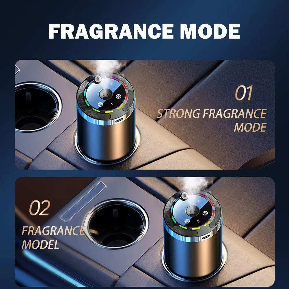 Smart Car Air Freshener  Rechargeable Aroma Diffuser With Adjustable Intensity Levels 3