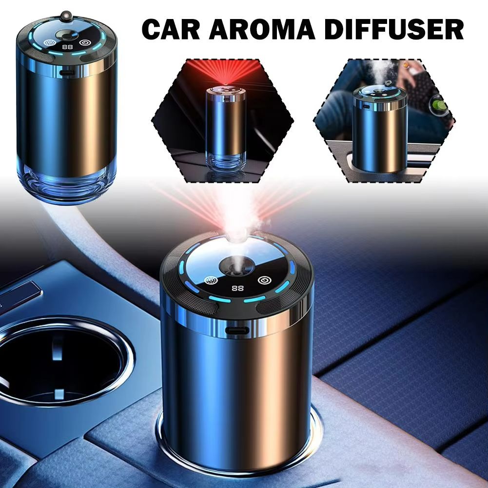 Smart Car Air Freshener  Rechargeable Aroma Diffuser With Adjustable Intensity Levels 5