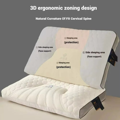 3D Breathable Mesh Neck Pillow  Ergonomic Capsule Design With Healthy Porous Fibers For Comfortable 2