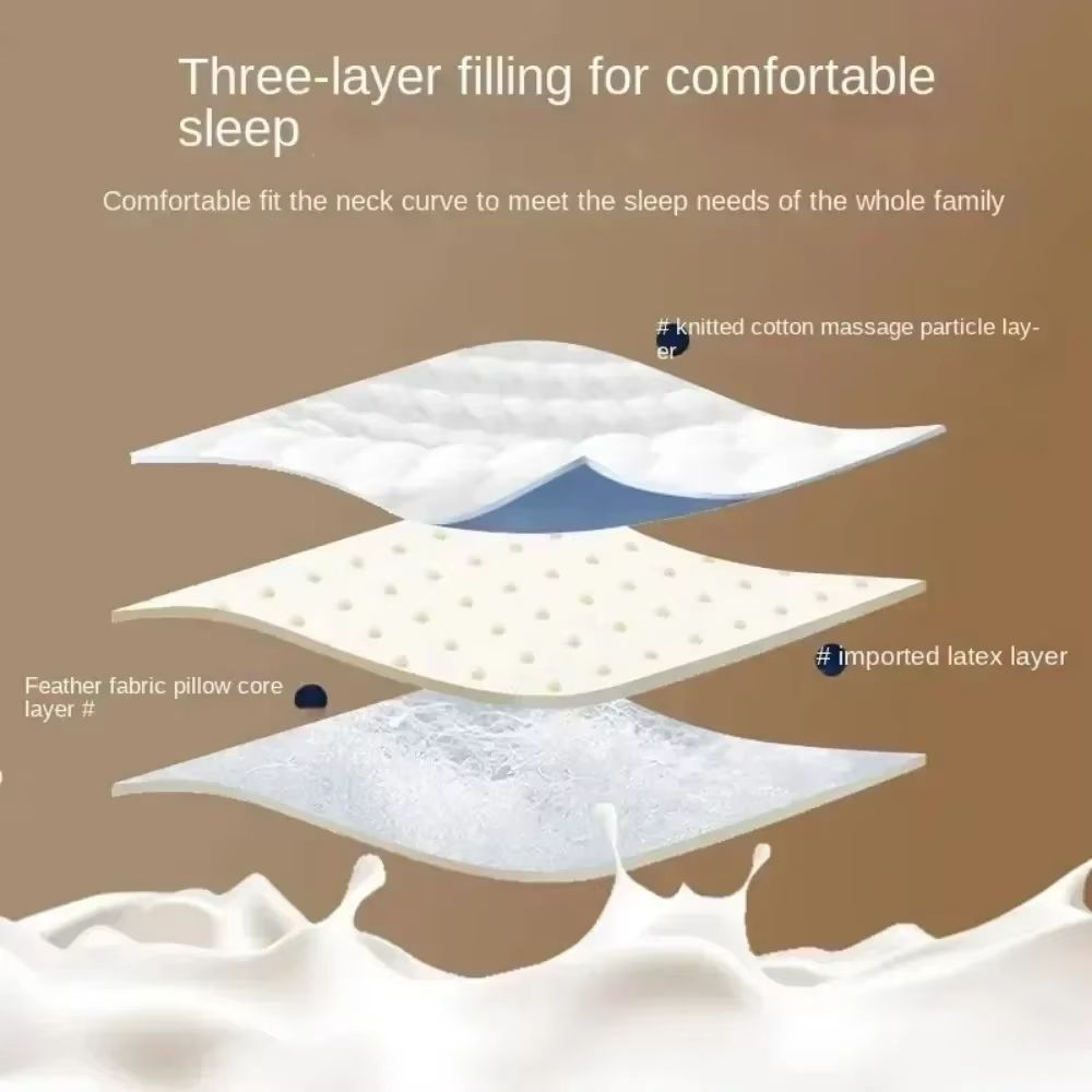 3D Breathable Mesh Neck Pillow  Ergonomic Capsule Design With Healthy Porous Fibers For Comfortable 3
