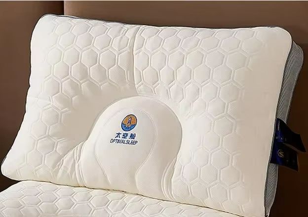 3D Breathable Mesh Neck Pillow  Ergonomic Capsule Design With Healthy Porous Fibers For Comfortable 6