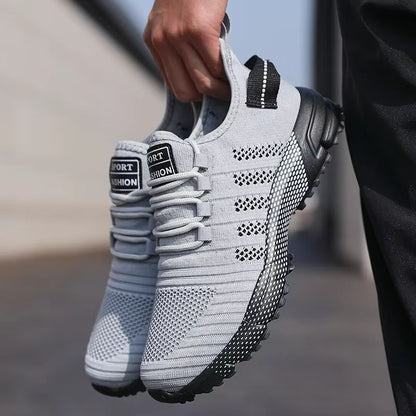 Mens Lightweight Mesh Sneakers  Breathable SlipOn Casual Running Shoes With Soft Sole 4