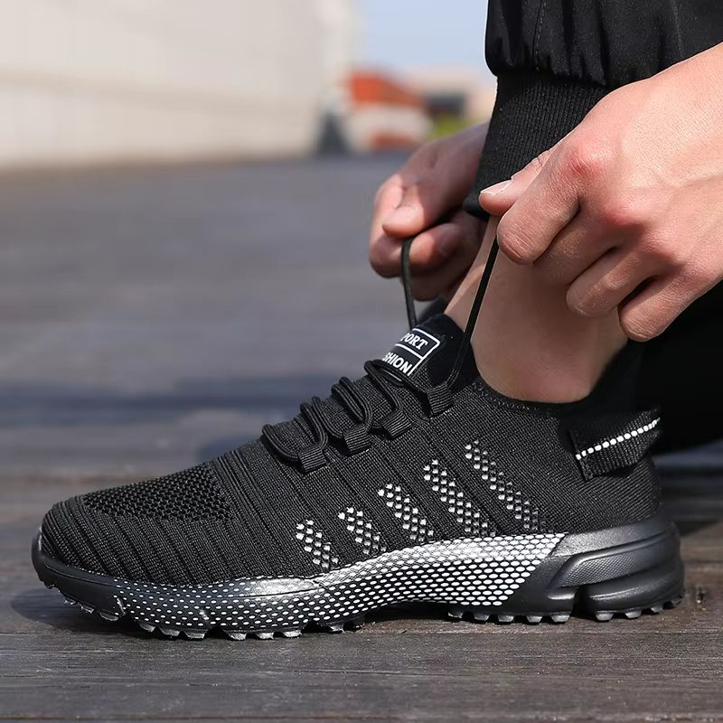 Mens Lightweight Mesh Sneakers  Breathable SlipOn Casual Running Shoes With Soft Sole 5