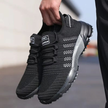 Mens Lightweight Mesh Sneakers  Breathable SlipOn Casual Running Shoes With Soft Sole 6