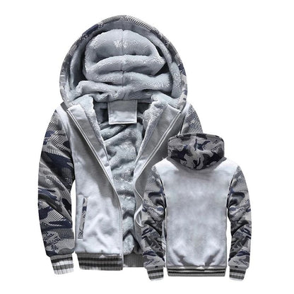 Mens Fleece Lined Hooded Winter Jacket 12
