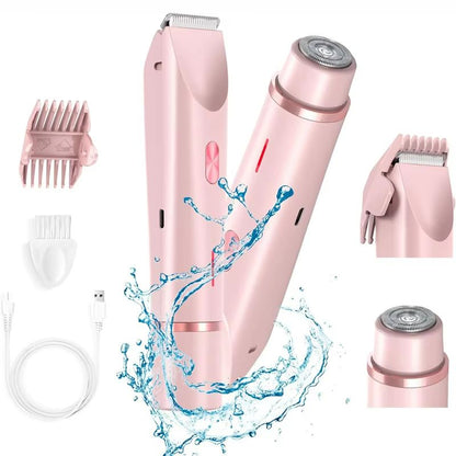 Painless Electric Razor for Women – Facial Epilator & Body Hair Trimmer for Legs, Bikini, and Mustache