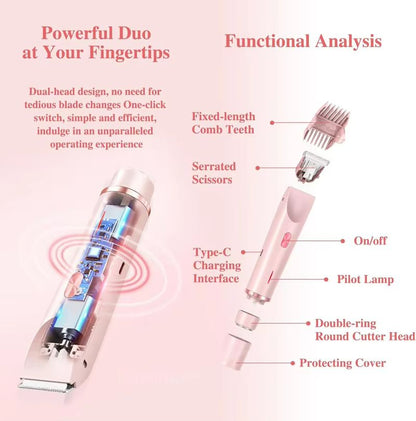 Painless Electric Razor For Women  Facial Epilator  Body Hair Trimmer For Legs Bikini And Mustache 2
