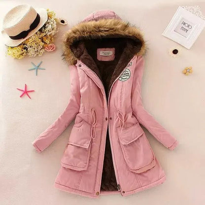 Womens Cotton Padded Hooded Winter Jacket 1