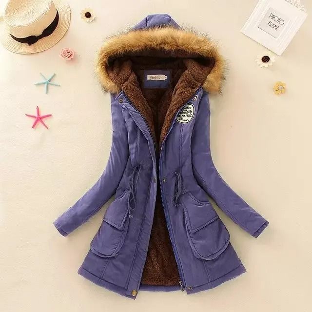 Womens Cotton Padded Hooded Winter Jacket 6