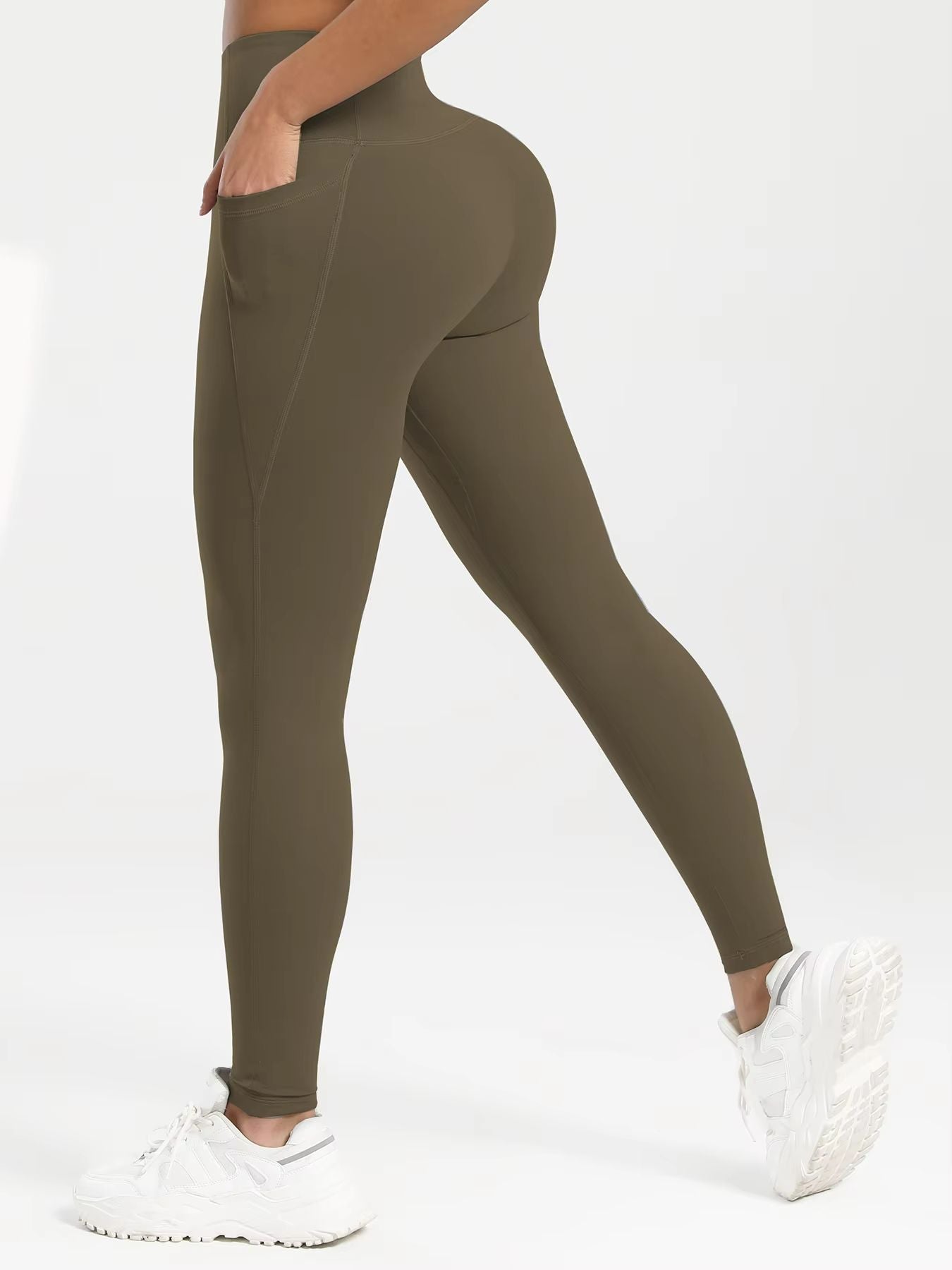 Womens High Waist Leggings With Pockets  AllSeason Yoga Pants For Workout Running  Fitness 11
