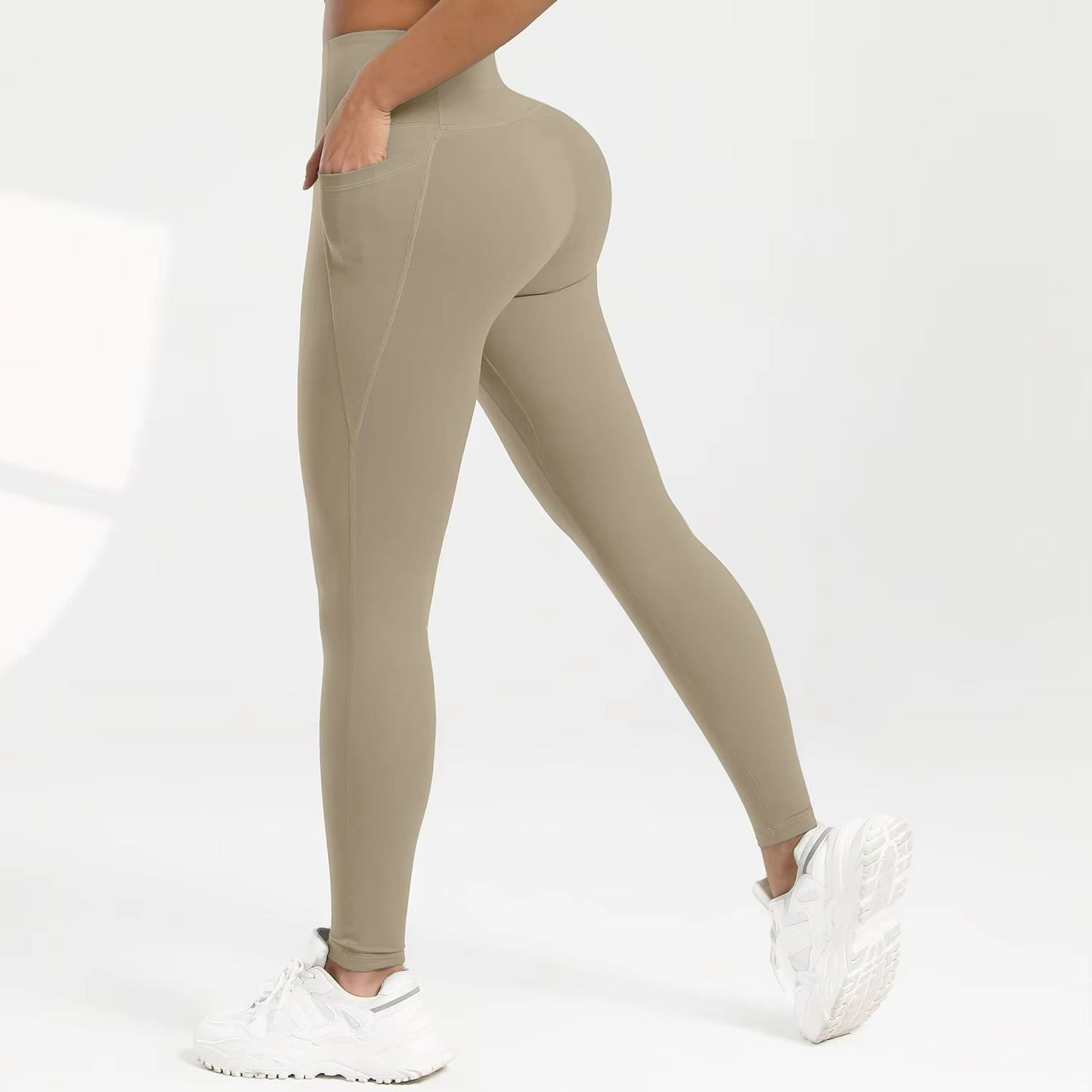 Womens High Waist Leggings With Pockets  AllSeason Yoga Pants For Workout Running  Fitness 16