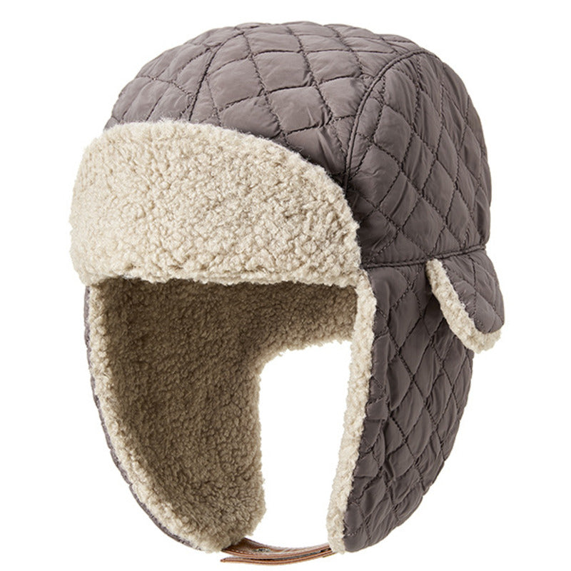 Winter Faux Fur Bomber Hats for Adults, Outdoor Warm Pilot Cap for Man Woman, Plush Skiing Hats, Fashion Beanies