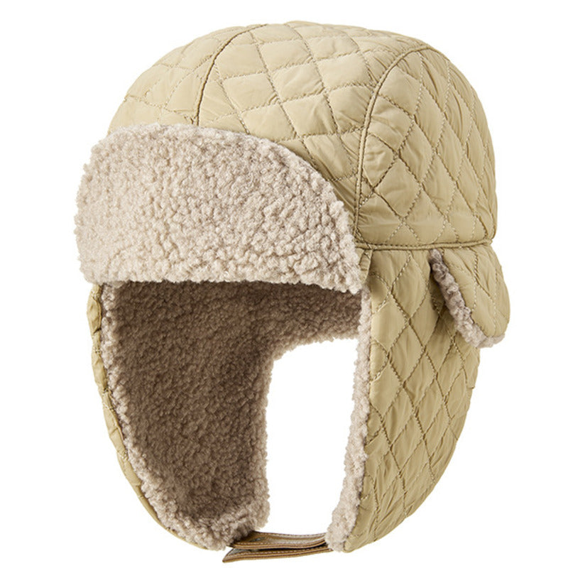 Winter Faux Fur Bomber Hats for Adults, Outdoor Warm Pilot Cap for Man Woman, Plush Skiing Hats, Fashion Beanies