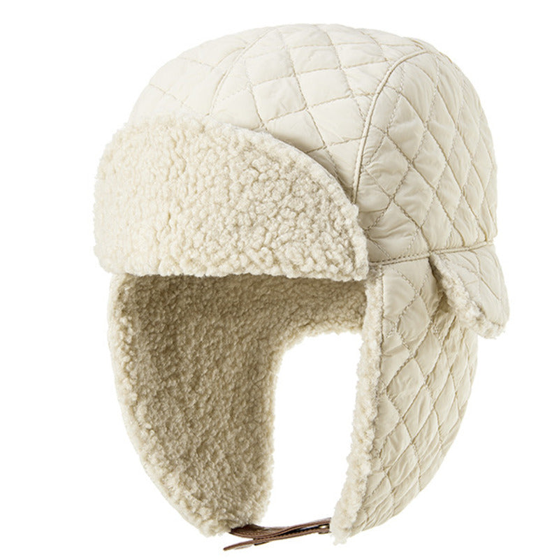 Winter Faux Fur Bomber Hats for Adults, Outdoor Warm Pilot Cap for Man Woman, Plush Skiing Hats, Fashion Beanies
