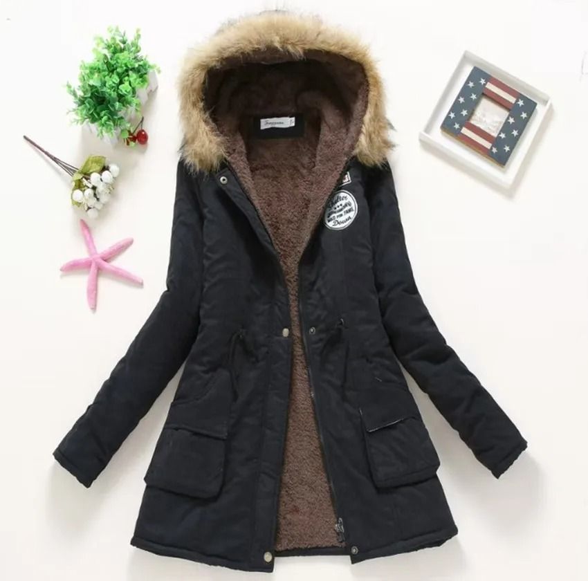 Womens Padded Hooded Cotton Jacket 7