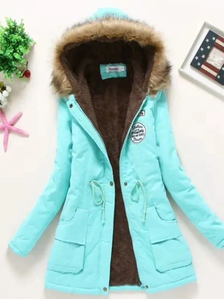Womens Padded Hooded Cotton Jacket 8