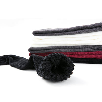 AOTOLK Leg Warmers for Women, Sexy Over The Knee Stockings with Hollowed Foot, Heel, Winter Warm Soft Long Socks, Gaiter