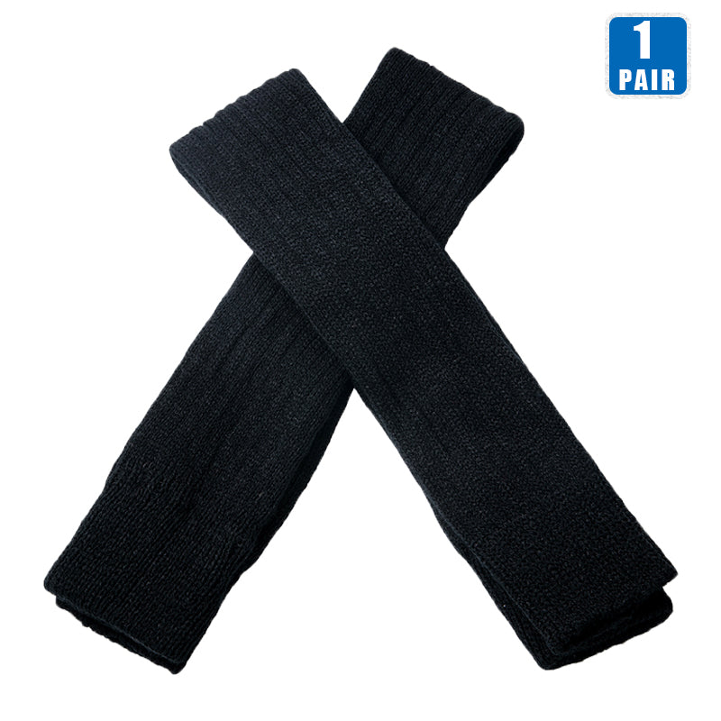 AOTOLK Leg Warmers for Women, Sexy Over The Knee Stockings with Hollowed Foot, Heel, Winter Warm Soft Long Socks, Gaiter