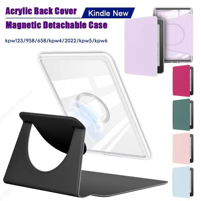 Magnetic Detachable Kindle Case – Protective Pouch Cover for Paperwhite & Kindle Generations 6–12