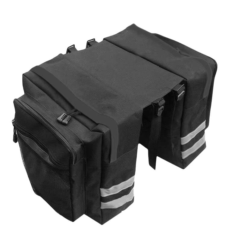 DoubleSided Bicycle Rear Rack Bag  Large Capacity Cycling Luggage Pannier For Commuting  Travel 6