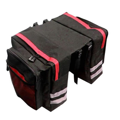 DoubleSided Bicycle Rear Rack Bag  Large Capacity Cycling Luggage Pannier For Commuting  Travel 8