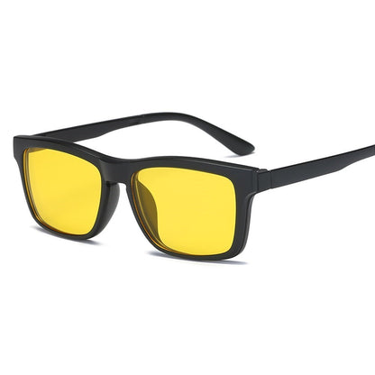 RUISIMO Men Eyeglasses Fashion Computer Glasses Frame Brand Design Retro Plain Eye Glasses For Offi 5
