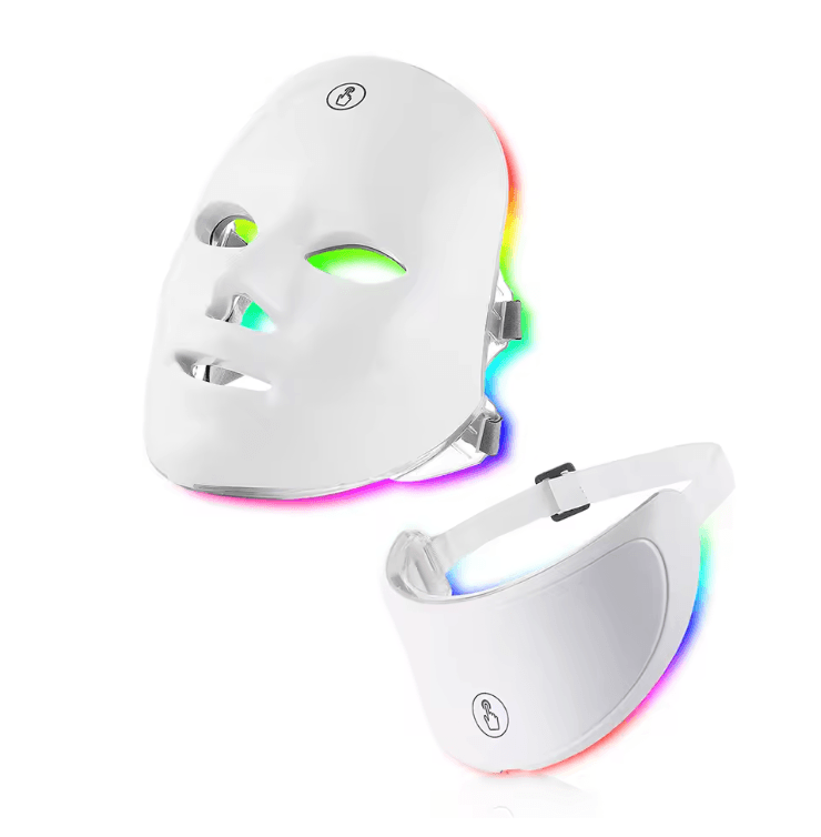 LED Face and Neck Beauty Machine Skin Care Massager for Anti Aging and Firming