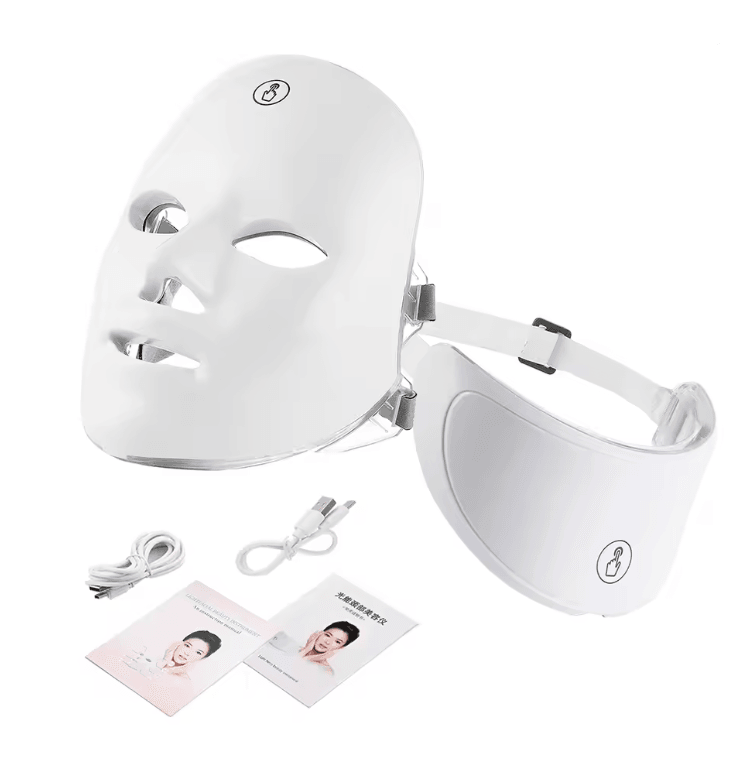 LED Face And Neck Beauty Machine Skin Care Massager For Anti Aging And Firming 4