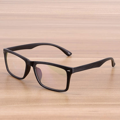 Vintage Reven Glasses Men and Women Wooden Pattern Unisex Fashion Retro Optical Spectacle Eyeglasses Frame