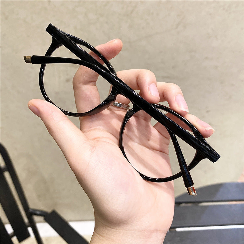Unisex Vintage Round Optical Glasses Frame Anti Blue Light Eyeglasses With Transparent Prescription 2
