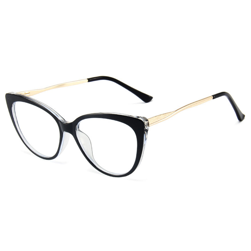 OEC CPO Vintage Cat Eye Optical Glasses Frames Women Stylish Eyewear Clear Lens Optical Eyeglasses Frame Prescription