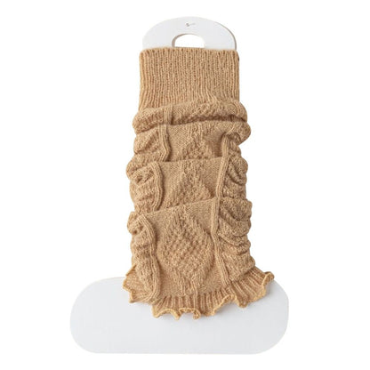 Solid Color Knitting Leg Warmers, Cute Sweet Warm Foot Cover for Lolitas & Winter Fashion