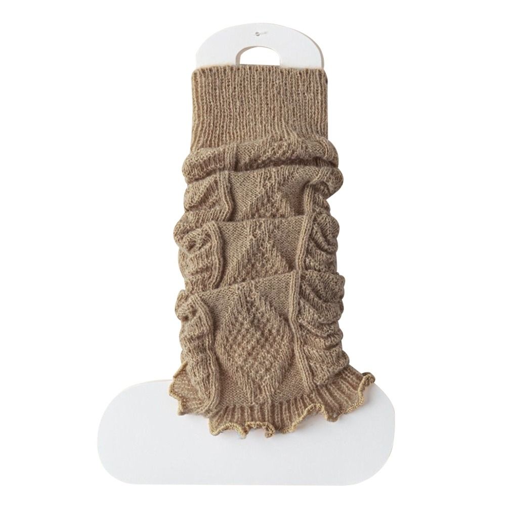 Solid Color Knitting Leg Warmers, Cute Sweet Warm Foot Cover for Lolitas & Winter Fashion