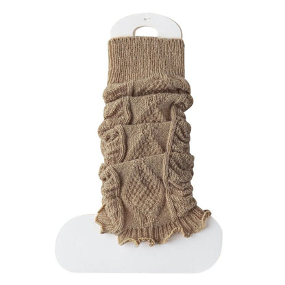 Solid Color Knitting Leg Warmers, Cute Sweet Warm Foot Cover for Lolitas & Winter Fashion