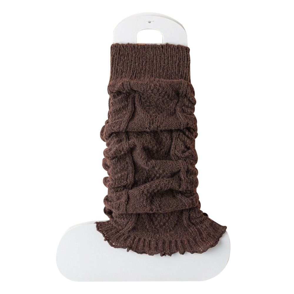 Solid Color Knitting Leg Warmers, Cute Sweet Warm Foot Cover for Lolitas & Winter Fashion