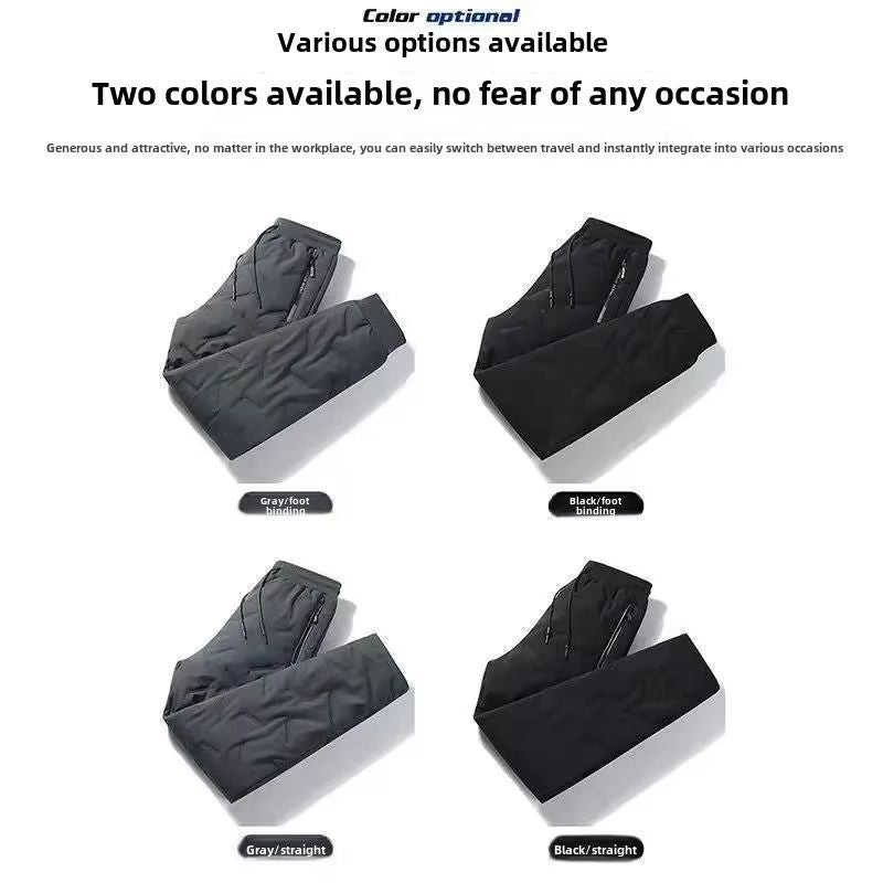 Mens Thermal FleeceLined Sweatpants  Winter Warmth Casual Comfort Plus Size Fit 2