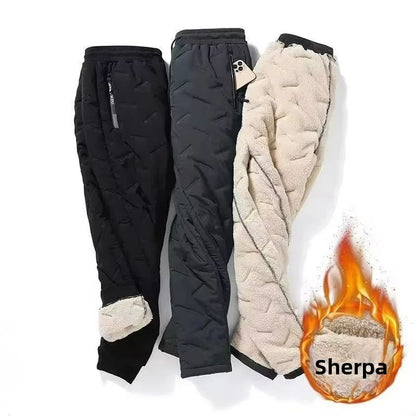 Mens Thermal FleeceLined Sweatpants  Winter Warmth Casual Comfort Plus Size Fit 3
