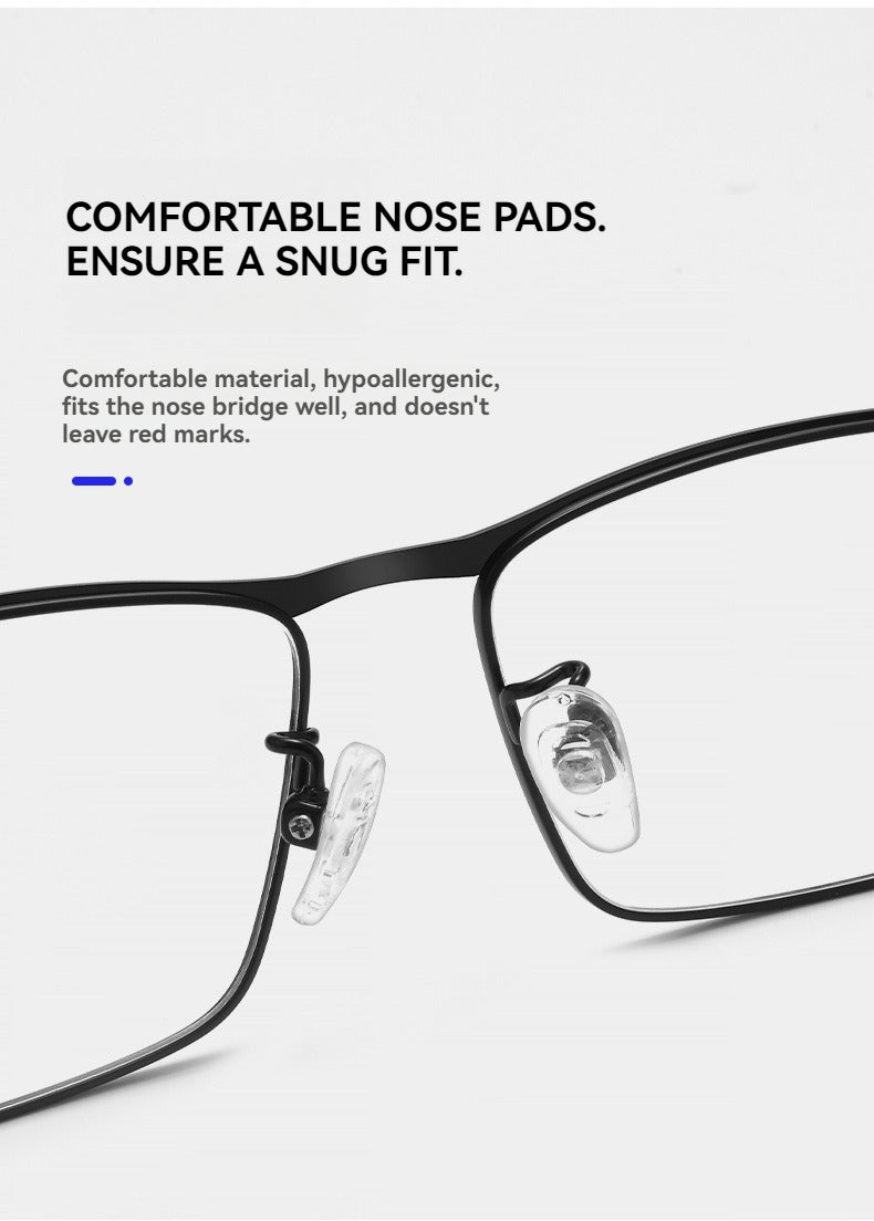 Ultra Light Pure Titanium Myopia Glasses Frame | Durable Optical Eyeglass Frames for Women & Men, Stylish Female