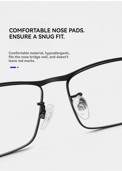 Ultra Light Pure Titanium Myopia Glasses Frame | Durable Optical Eyeglass Frames for Women & Men, Stylish Female