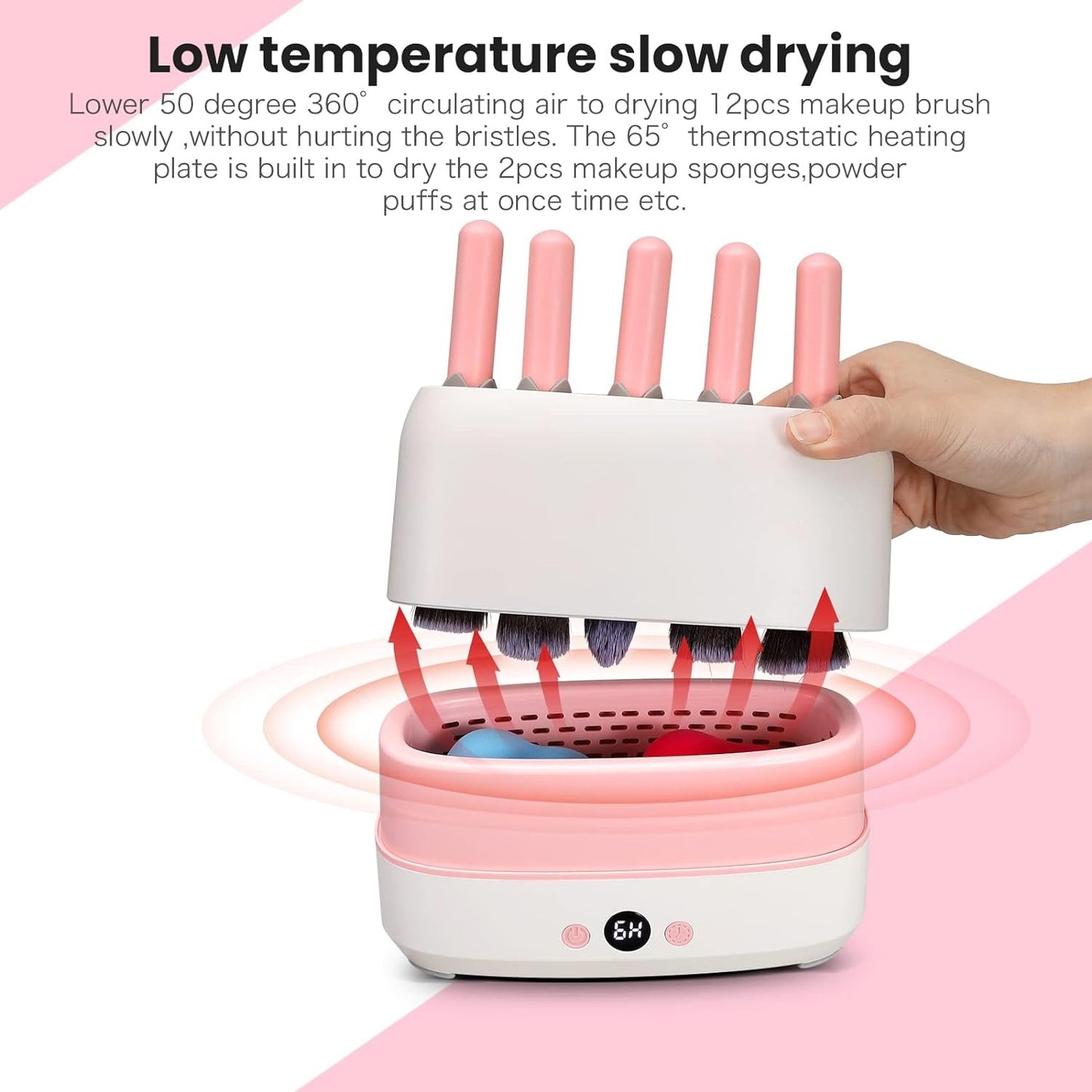 Makeup Brush Cleaning Quick Dryer, Multifunctional Beauty Tool Brush Dryer, Beauty Brush Quick Dryer