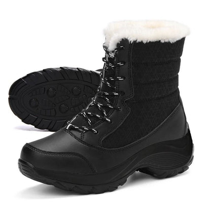 Womens Platform Snow Boots With Warm Fur Lining And Non Slip Sole 5