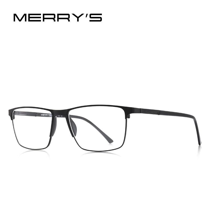 Ultralight MERRYS DESIGN Men Titanium Alloy Glasses Frame Fashion Male Square Prescription Eyewear  9