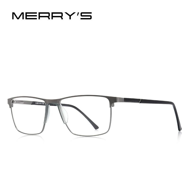 Ultralight MERRYS DESIGN Men Titanium Alloy Glasses Frame Fashion Male Square Prescription Eyewear  8