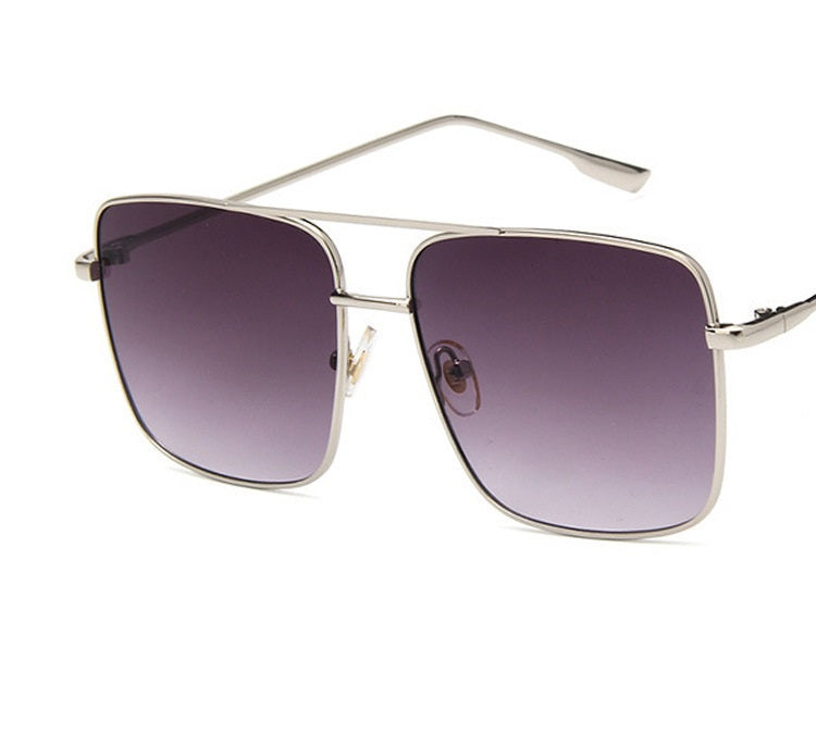 Fashion Square Frame Vintage Eyeglasses Men Oversized Metal Glasses Frame Women Clear Lens Glasses  9