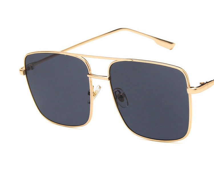 Fashion Square Frame Vintage Eyeglasses Men Oversized Metal Glasses Frame Women Clear Lens Glasses  10